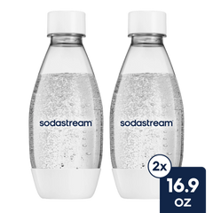 Sodastream Sparkling Water Bottle Twin Pack White 16.9 oz- final sale
