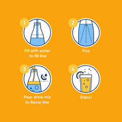 Sodastream Classics® Xtreme Energy Drink Mix 4 Pack 440ml