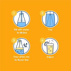 Sodastream Classics® Lemonade Zero Sugar Drink Mix 440ml