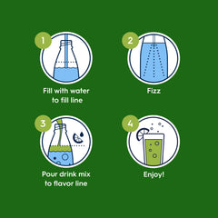 Sodastream MTN DEW Diet Drink Mix 4 Pack 440ml